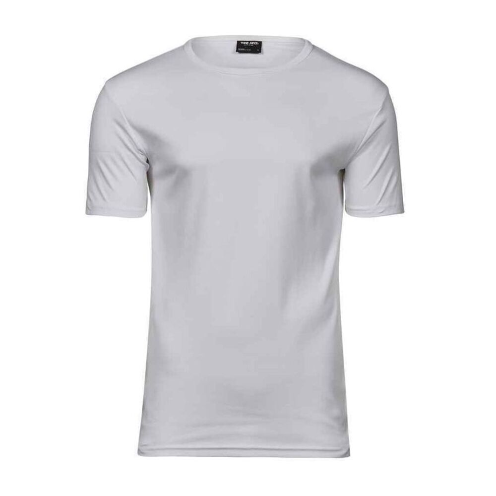 Tee Jays Mens Interlock T-Shirt / White